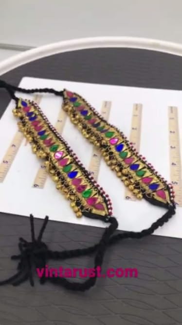 Tribal Anklets| Vintage style anklet | Coins anklets | Vintage jewelry | Antique tribal jewelry | Unique anklets| Ethnic jewelry | Handmade tribal jewelry | Multicolor tribal anklets|