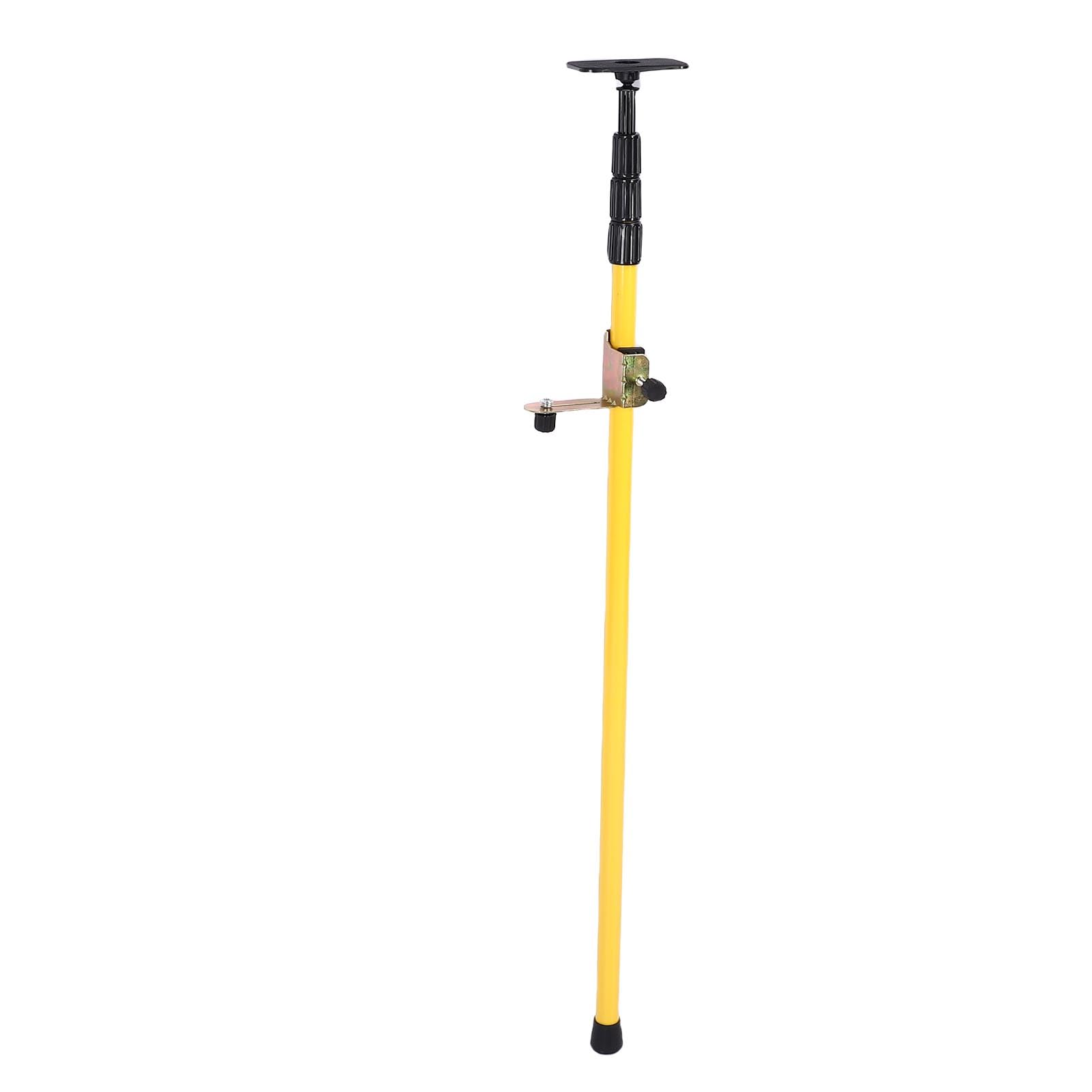 Poste de Nivel, Poste Telescópico de Aleación de Hierro con Interfaz de 6 Mm y 15,2 Mm, Herramienta de Instalación de Cámara con Mecanismo de Bloqueo Giratorio y Extensible de 300 Cm, Ideal
