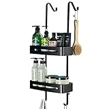 【Einfach zu Installieren und Entfernen】Richten Sie einfach die Löcher und Schlitze des Duschregal und der zylindrischen Halterung aus, um sie schnell und einfach zu zerlegen und zu montieren. Bitte Hängen das Duschregal an Ihre Duschwand (Wandstärke ≤ 6 cm). Sie können sich auch auf das von uns bereitgestellte Installationsvideo beziehen.