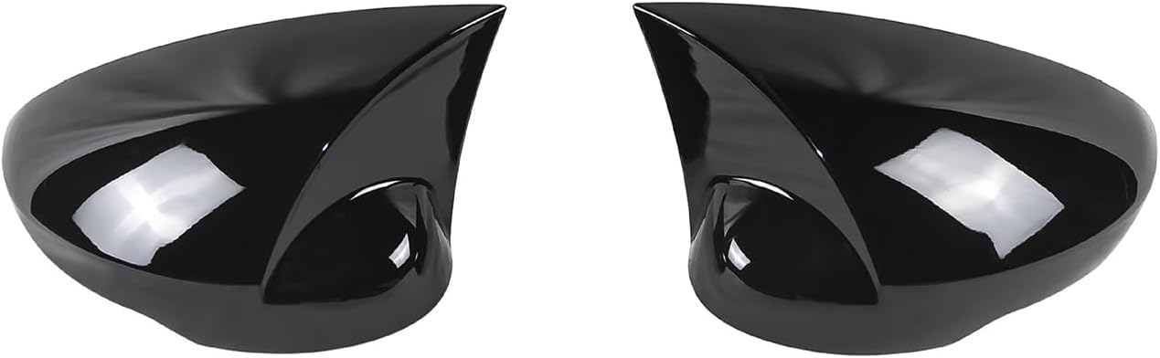 XJPGHA Wing Mirror Covers Caps for CIVIC 11th Generation 2022-2023, Sturdy Durable Cover Housing Door Mirror Vehicle Accessory Rearview Side Covers,Black