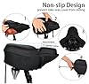 Roysmart Housse de Selle en Gel pour Siège de Vélo, Vélo Gel Housse de siège Coussin de Siège de Vélo d'exercice Grande Taille Confortable, Parfait pour Hommes Femmes - Noir #2
