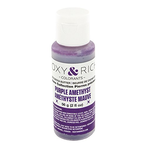 Roxy & Rich Gemstone Collection Cocoa Butter, 56 Grams Purple Amethyst