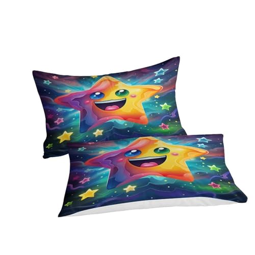 Funda nórdica infantil antimanchas estrellas microfibra reversible con dos fundas de almohada 6