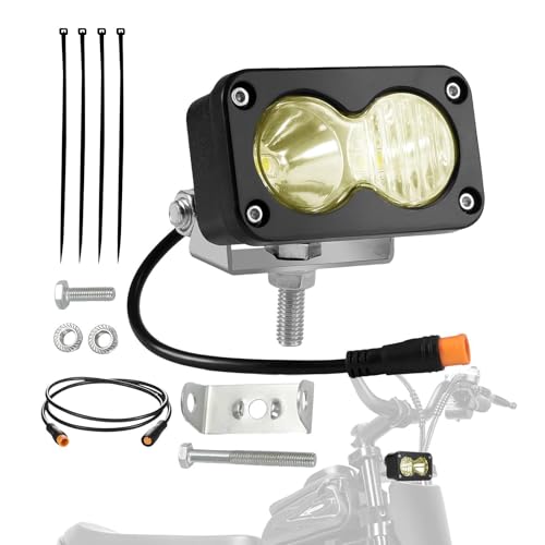 Luz de bicicleta de 6500K con proyector super brillante de 20W