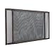 Produktbild jarolift Insektenschutzrahmen Schiebfix Fliegengitter ohne Bohren für Fenster Türen mit Rollladen, Alurahmen, 100 x 75 cm (ausziehbar bis 193 cm), Braun