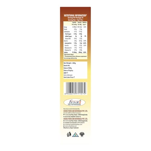 Image of Wheafree Gluten Free Chakli (Murukku) (Pack of 2 x 400 g) | Lactose Free | Delicious, Ready to Eat | Tasty Crispy and Crunchy Savory| Best Snacks for Tea /Coffee