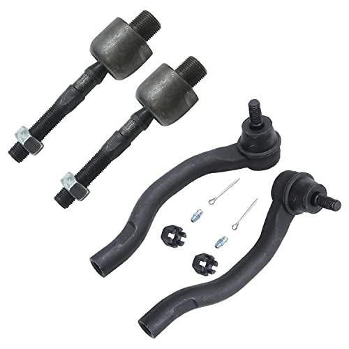 Image of Detroit Axle - Front End 14pc Suspension Kit for 08-12 Honda Accord 2008 2009 2010 2011 2012, 4 Control Arms w /Ball Joints + 4 Tie Rods + 2 Sway Bar Links + 2 Lower Ball Joints + 2 Boots