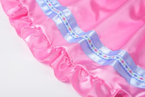Disfraz Infantil Dirndl Oktoberfest Azul y Rosa miniatura 6