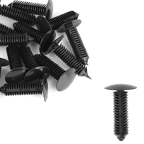 Remaches de plástico de 8mm de alta resistencia para fijación estable de parachoques Ford