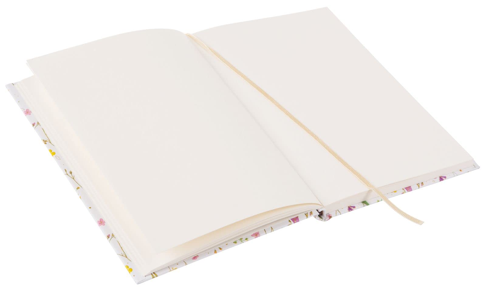 Goldbuch 64 154 Notebook A5 Meadow Miracles Blue, Writing Book 15 X 22 X 2 Cm, Note Book 200 Pages Blank, Paper 100 G/m², Sketchbook Cover Art Print