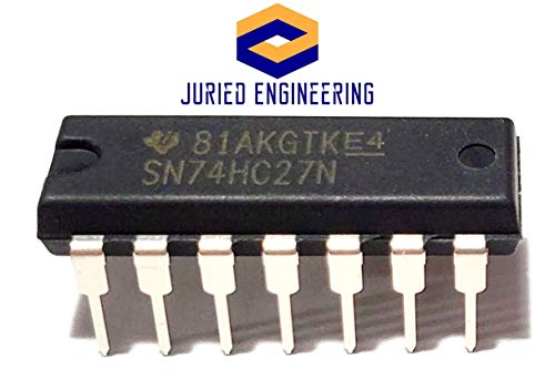 Juried Engineering Sn74Hc27N Sn74Hc27 74Hc27 7427 Triple 3-Input Positive-Nor Gates Breadboard-Friendly Ic Dip-14 (Pack Of 5) #TOP1