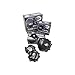 R&G Racing Engine Case Cover Kit (3 Piece) (Black) Compatible with 14-17 Yamaha FZ-09