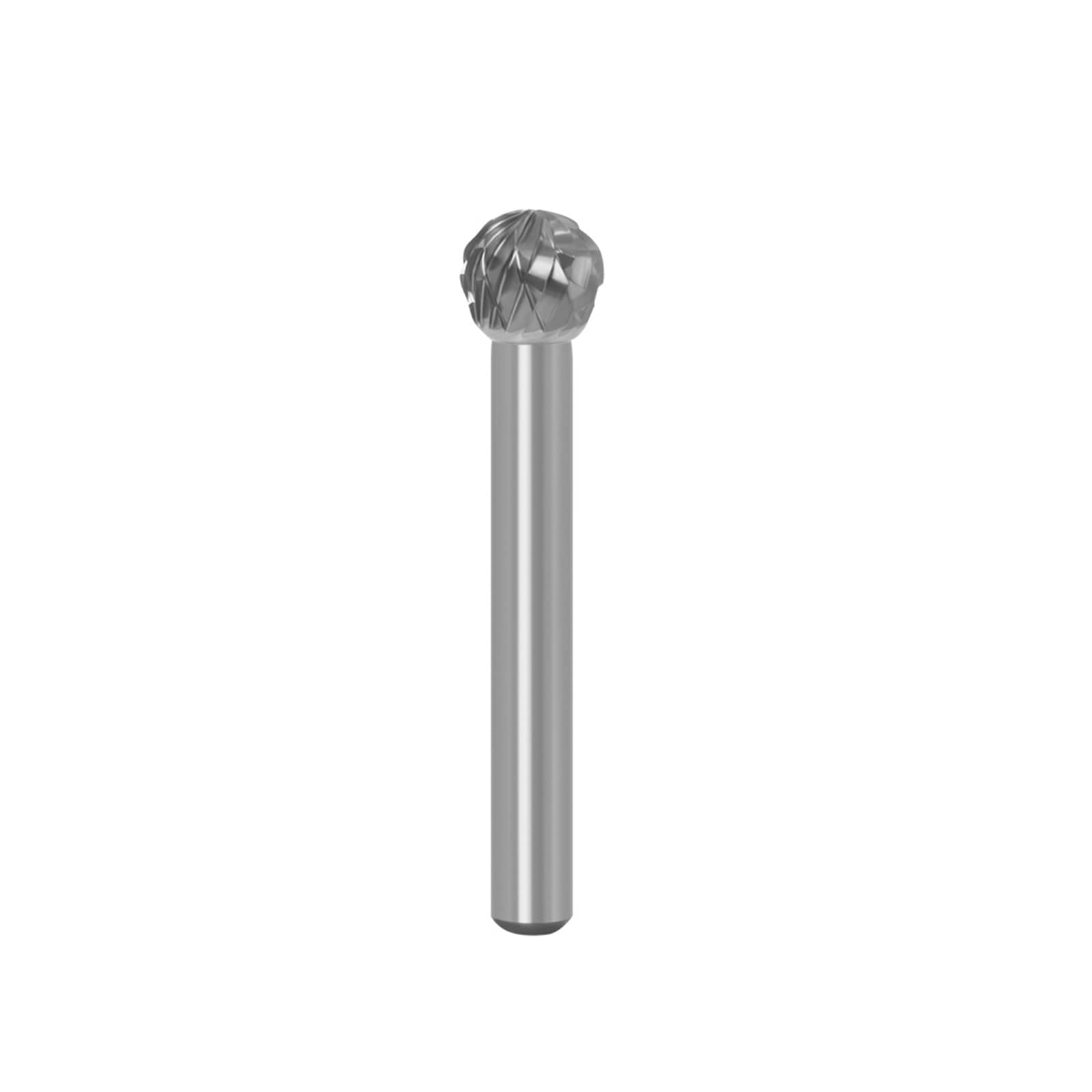 Boxonly Tungsten Carbide Rotary Burr Die Grinder Bits Double Cut 1/4" Shank Rotary Tool Grinding Head Diameter 10mm for Woodworking Drilling DIY Engraving Metal Polishing DX1009M06