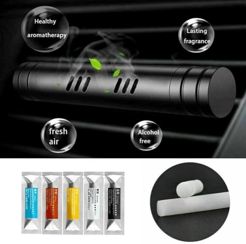 Image of 5Pcs Refill Sticks Replacement Cores, Vent Clips Perfume Essential Oil Sticks Automotive Air Fresheners, Car Air Fresheners Scents Diffuser Oil Sticks, Automotive Air Fresheners