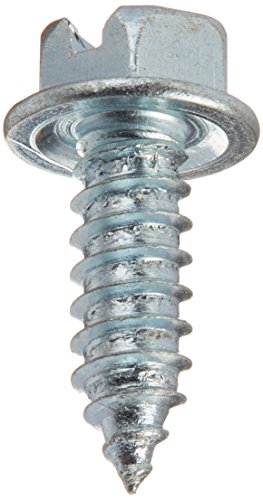 The Hillman Group 41038 Hex Washer Head Slotted Sheet Metal Screw thumb #1