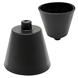 1 Stück Baldachin Kunststoff schwarz / Leuchtentopf / Lampentopf