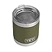 YETI Rambler 10oz Vacuum Insulated Stainless Steel Lowball with Lid, Olive Green DuraCoat