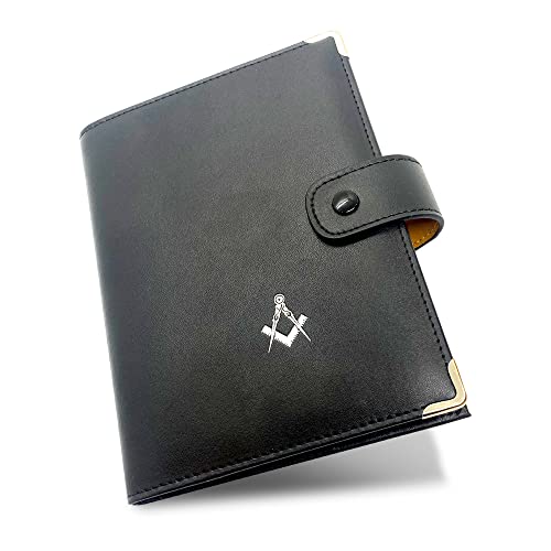 THE MASONIC COLLECTION Craft 13ème édition Emulation Ritual (poche) dans une couverture de livre franc-maçon en cuir Cover