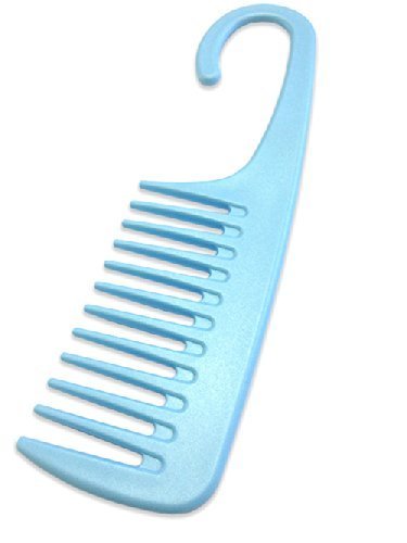 Detangler Shower Comb with hook, wet/dry, Colors may vary