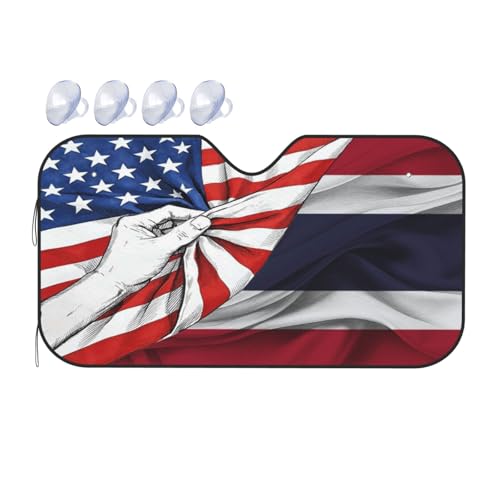 Couverture pare-brise voiture pare-brise couverture ventouses visor de voiture pliable