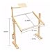 LQKYWNA Conjunto De Soporte De Piso De Bordado Marco De Punto De...