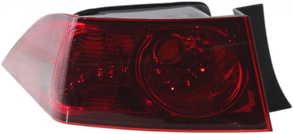 CarLights360 For Acura TSX 2006 2007 2008 Tail Light Assembly Unit Driver Side DOT Certified | AC2818109 | 33506-SEC-A51