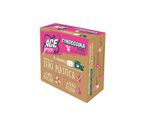 ACE CANDEGGINA GREEN Pastiglie, 14 Monodosi Igienizzanti da sciogliere in acqua