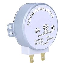 Hilitand 2PCS AC220-240V Synchronous Motor TYJ50-8A7 HQXRTEK Synchronous Motor Microwave Turntable Motor