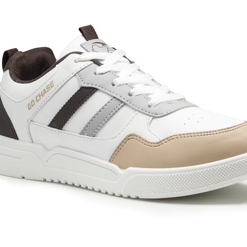 Image of ASIAN Men CRUZER-01 Stylish Casual Mid Top Sneakers and Trendy Shoes with Laces for Men & Boys | Perfect for Wearing to Outings, and Comfortable All-Day Use, Stylish and Durable