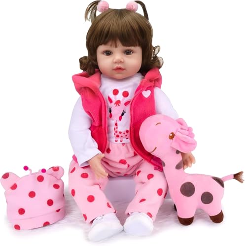 Muñeca Reborn Bebé Realista 45 cm Silicona y Tela miniatura 2