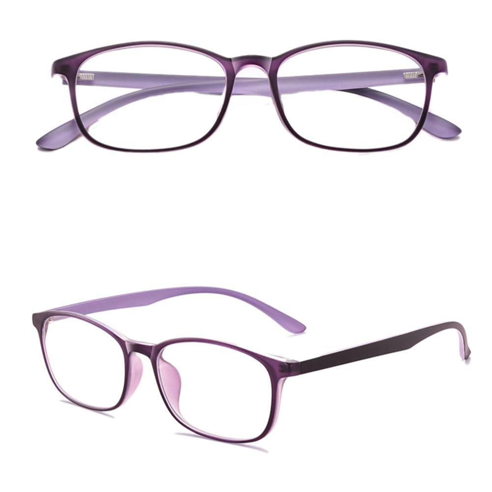 JIETIAN Gafas de Lectura HD Anti luz Azul para Mujer, monturas TR de Moda 1,56 Lente de Resina asférica Gafas,01,+1.75