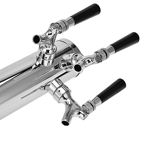 Tour de tirage de bière à 3 robinets en acier inoxydable pour kégerateur - Image 7