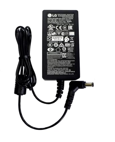 Image of Upbright New Global 19V AC /DC Adapter Replacement for LG Electronics 25UM57 25UM57-P Ultrawide IPS LED Gaming Monitor 19VDC Power Supply Cord Cable PS Battery Charger Mains PSU