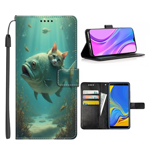 Xioolia Funda tipo cartera compatible con LG G8 G8S G8X G7 G6 G5 K20 K22 K31 K40 K40S K42 K50 K50S K51S K52 K62 K61 K71 con funda de piel TPU Fish-CH24 Xioolia Funda tipo cartera compatible con LG G8 G8S G8X G7 G6 G5 K20 K22 K31 K40 K40S K42 K50 K50S K51S K52 K62 K61 K71 con funda de piel TPU Fish-CH24