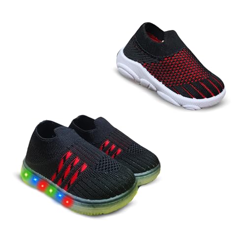 Image of Kids Trending Slip-On Shoes Combo, Pack of 2 (Light Shoe + Musical Shoe)