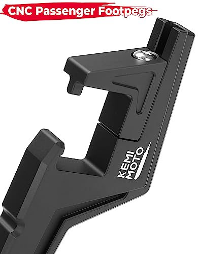 Kemimoto STMFF1736-00901BK Universal Passenger Footpegs Compatible thumb #1