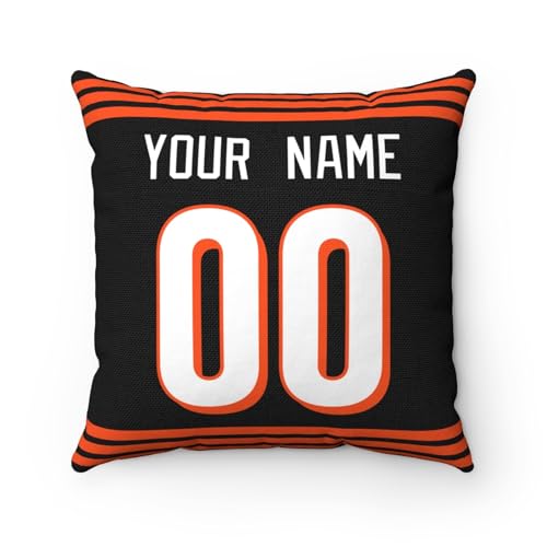 Image of ANTKING Throw Pillow 2 Pack Custom Any Name and Number Personalized Gift for Men Women Boys