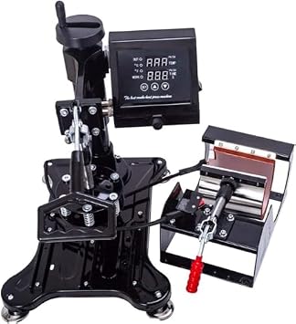 Heat Press Machine,38X38 5 in 1 Combo Heat Press Machine,Sublimation/Heat Press,Heat Transfer Machine for Mug/Cap/T Shirt/Phone Cases (Size : AU)