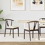 Entretien facile et durabilité : fabriquées en bois de caoutchouc résistant, ces chaises pour table à manger sont faciles d'entretien et promettent une longue durée de vie. Il suffit de l'essuyer avec un chiffon humide pour maintenir la brillance et préserver la beauté du bois.