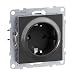 Produktbild LEGRAND, SEANO with Netatmo vernetzte Steckdose, Messung des Stromverbrauchs, Schrauben oder Spreizkrallen, automatische Steckklemmen, LED-Anzeige, Smart Home, 16 A, 3680 W, Farbe: Anthrazit, 765940
