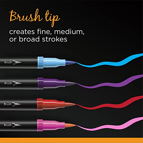 Bic Intensity 2-In-1 Dual Tip Fineliner Pen, Assorted Colors, 12-Count #TOP3