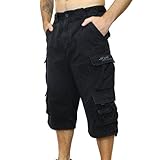  Jet Lag Short 007 S kurze 3/4 Hose Bermuda Short in olive beige schwarz Jeans blau