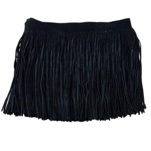Anevous Leder Quaste Fransen Band, Quastenbesatz Geschnitten Fransenband, Schnittfranse Fransenborte für DIY Kleid Garment Apparel Nähen Basteln Verzierung Zubehör,Schwarz 100x15cm Anevous Leder Quaste Fransen Band, Quastenbesatz Geschnitten Fransenband, Schnittfranse Fransenborte für DIY Kleid Garment Apparel Nähen Basteln Verzierung Zubehör,Schwarz 100x15cm