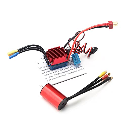 Goolrc S2440 2440 Brushless Motor 4600Kv 35A Brushless Esc Electric Speed Controller Replacement For Traxxas Hsp Wltoys 1/16 1/18 Rc Truck 1/16 Rc Car Motor #TOP14