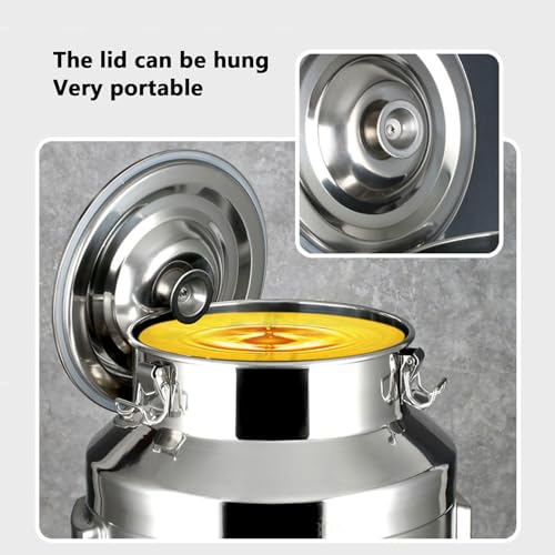 Pot de lait 201 en acier inoxydable de 9L pour conservation du vin