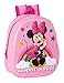 Safta Mochila Diseño 3D Adaptable a Carro de Minnie Mouse, 270x100x320mm, Rosa Claro