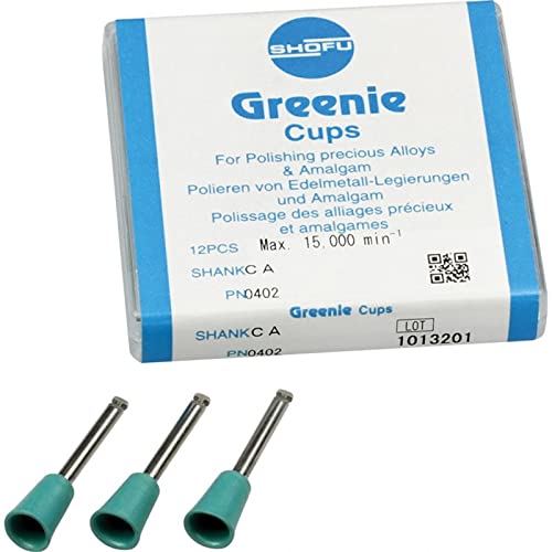 SHOFU - CA Greenie Cup 12pk - (#0402) 111684 Us Dental Depot