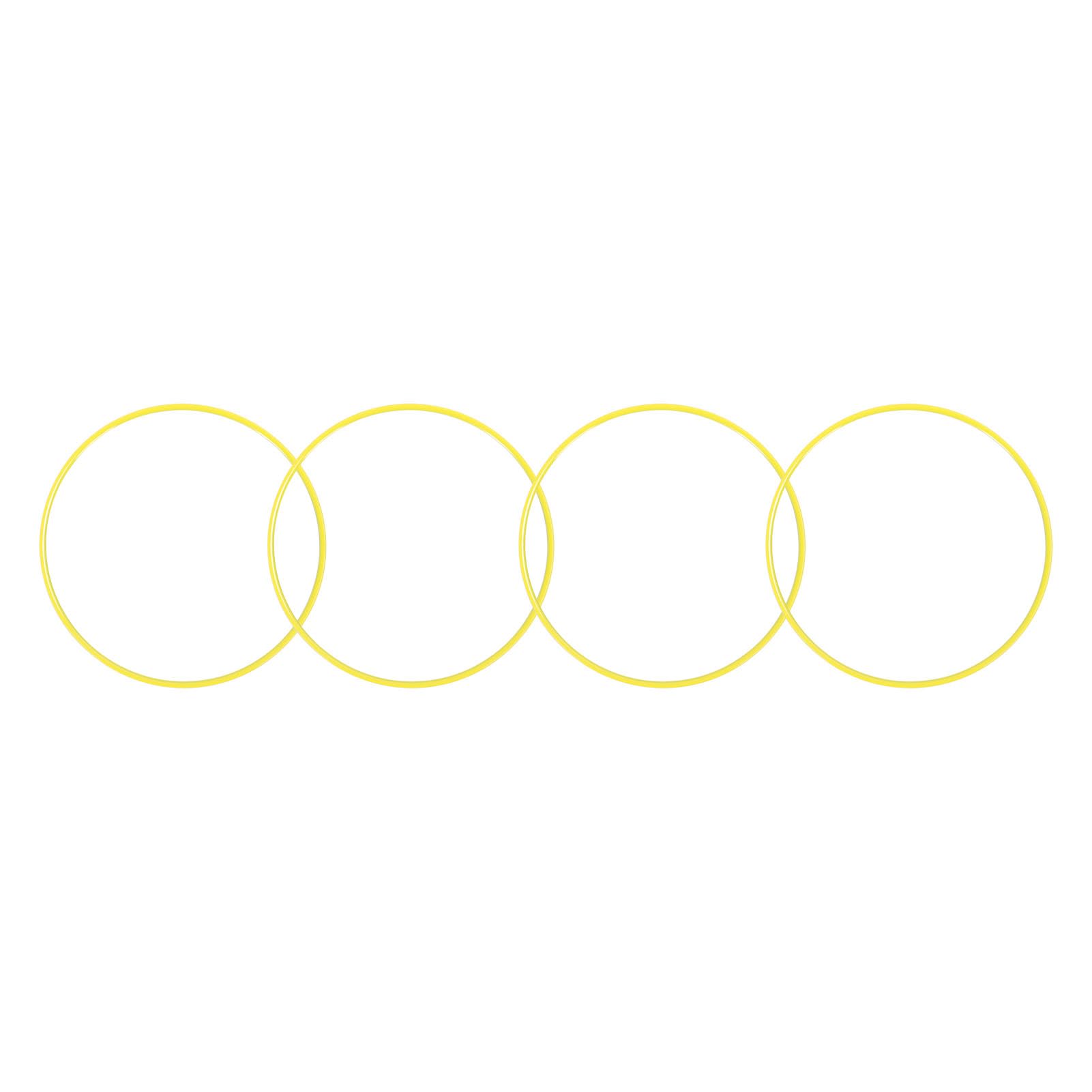 20 Pièces 20 Pouces ABS Anneau de de Jante de Voiture, Protecteur de Jante de Roue Résistant aux Rayures, Accessoires Décoratifs élégants Jaune, Installation Facile