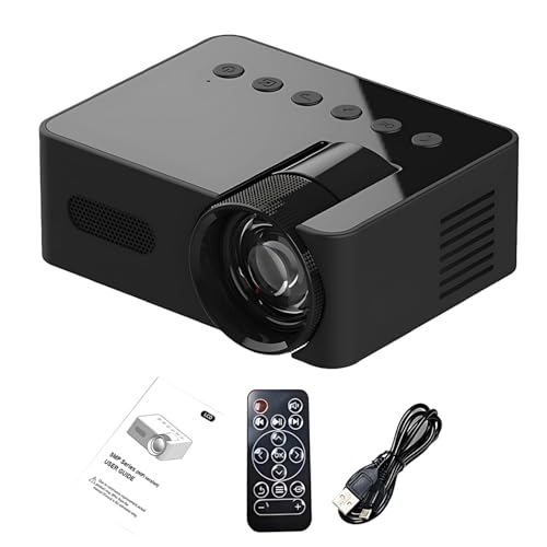 Mini Projector, Portable Projector for Home Use, with Auto Keystone, WiFi6 and wireless 5.4, Wireless Screen Share, Integrated Speaker, Easy Setup, 1.6 x 3.1 x 4 in, 4 x 7.8 x 10.1 cm - Image 4