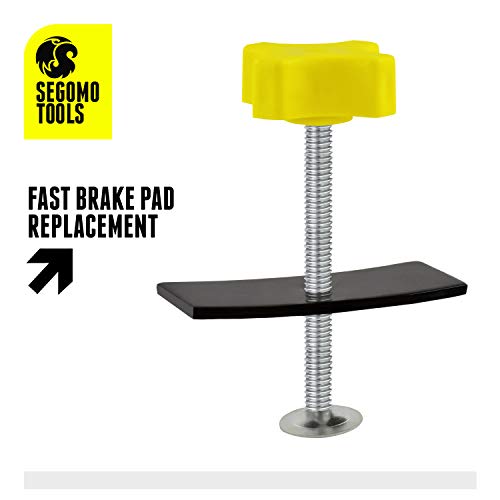 Segomo Tools 360 Degree Swivel Joint Slip Resistant Heavy Duty Brake Pad Spreader Tool | Brake Compression Tool | Brake Pad Tool | Disc Brake Pad Spreader | Brake Caliper Tool - Bpst01 #TOP1